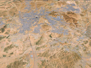 Mecca city saudi arabia 60km 3D Model