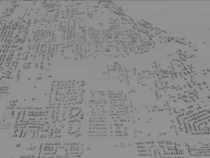 Melbourne city florida usa 40km 3D Model