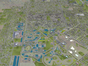 Melbourne city florida usa 40km 3D Model