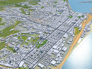 Messina city italy 150km Modelo 3D