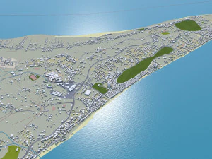 Messina city italy 150km 3D Model