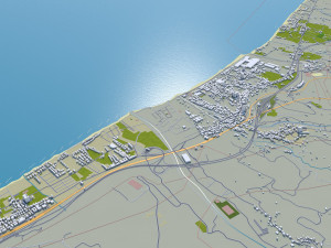 Messina city italy 150km Modelo 3D