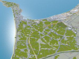 Messina city italy 150km Modelo 3D