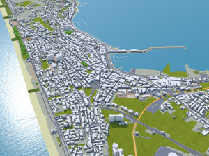 Messina city italy 150km Modelo 3D
