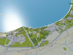 Messina city italy 150km Modelo 3D
