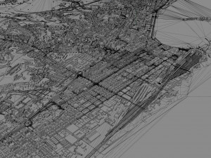 Messina city italy 150km Modelo 3D