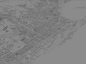 Messina city italy 150km 3D Model