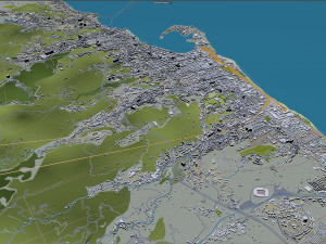 Messina city italy 150km Modelo 3D