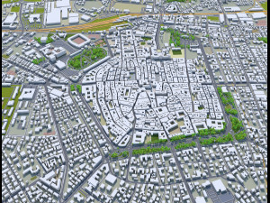 Modena city italy 150km 3D-Modell