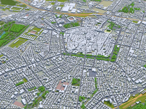 Modena city italy 150km 3D-Modell