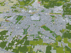 Modena city italy 150km 3D-Modell