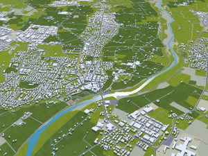 Modena city italy 150km 3D-Modell