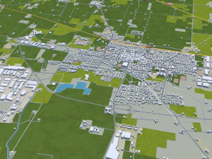 Modena city italy 150km 3D-Modell