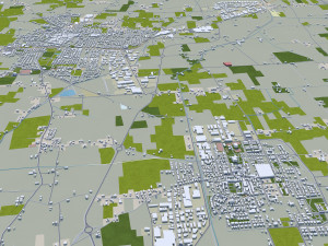 Modena city italy 150km 3D-Modell