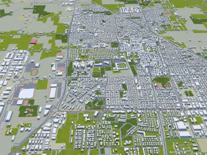 Modena city italy 150km 3D Model