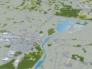 Modena city italy 150km 3D-Modell
