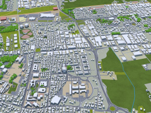 Modena city italy 150km 3D-Modell