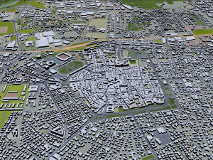 Modena city italy 150km 3D Model