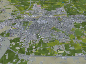 Modena city italy 150km 3D Model