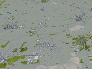 Modena city italy 150km 3D Model