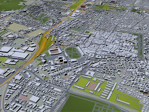 Modena city italy 150km 3D Model