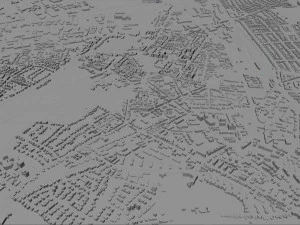 Moers city germany 40km 3D Model