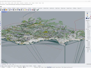 Monaco city principality 20km 3D Model