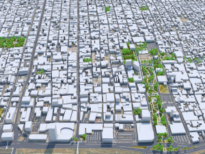 Monterrey city mexico 60km 3D Model