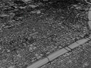 Monterrey city mexico 60km 3D Model