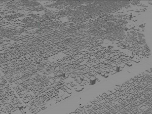 Monterrey city mexico 60km 3D Model