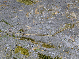 Monterrey city mexico 60km 3D Model