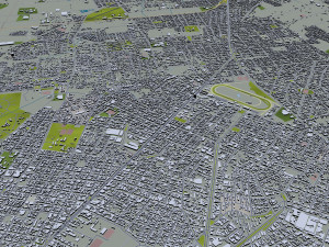 Montevideo city uruguay 80km Modello 3D