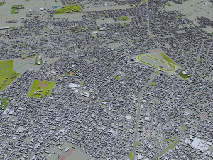 우루과이 몬테비데오 시 80km 3D 모델