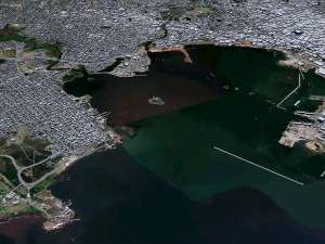 우루과이 몬테비데오 시 80km 3D 모델