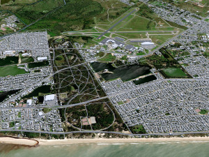 Montevideo city uruguay 80km Modello 3D