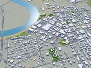 Montgomery prattville millbrook city alabama usa 60km Modelo 3D