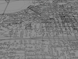 Montgomery prattville millbrook city alabama usa 60km 3D-Modell