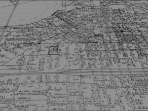 Montgomery prattville millbrook cidade alabama eua 60 km Modelo 3D