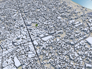 Mosul city iraq 50km 3Dモデル
