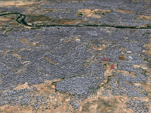 Mosul city iraq 50km 3Dモデル