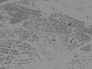 Mosul city iraq 50km 3Dモデル