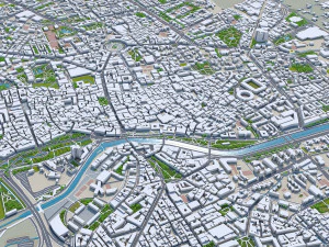 西班牙穆尔西亚市卡塔赫纳70公里 3D 模型