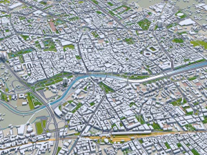 Murcia city cartagena spain 70km 3D Model