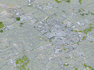 Murcia city cartagena spain 70km 3D Model
