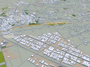 Murcia city cartagena spain 70km 3D Model