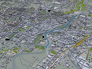 Murcia city cartagena spain 70km 3D Model