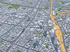 Nagoya city japan 60km Modelo 3D