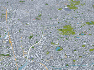 Nagoya city japan 60km Modelo 3D