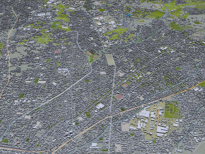 Nagoya city japan 60km Modelo 3D