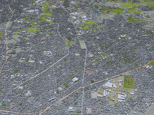 Nagoya city japan 60km 3D Model